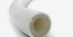 TYPE PDF-Tuyau en silicone renforcé de fibre de polyester double tresse