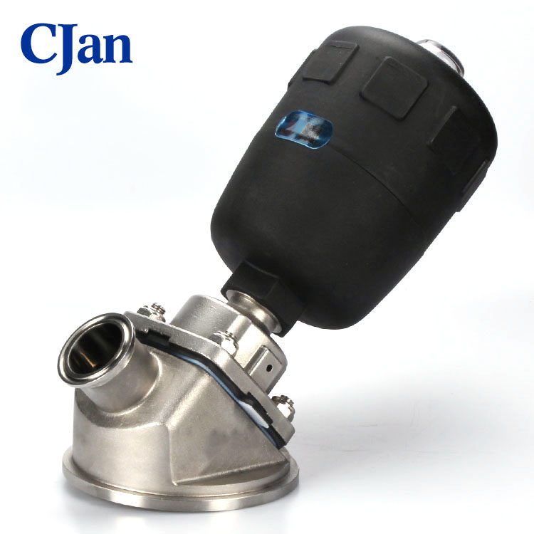 Robinet pneumatique de réservoir pneumatique en acier inoxydable sanitaire