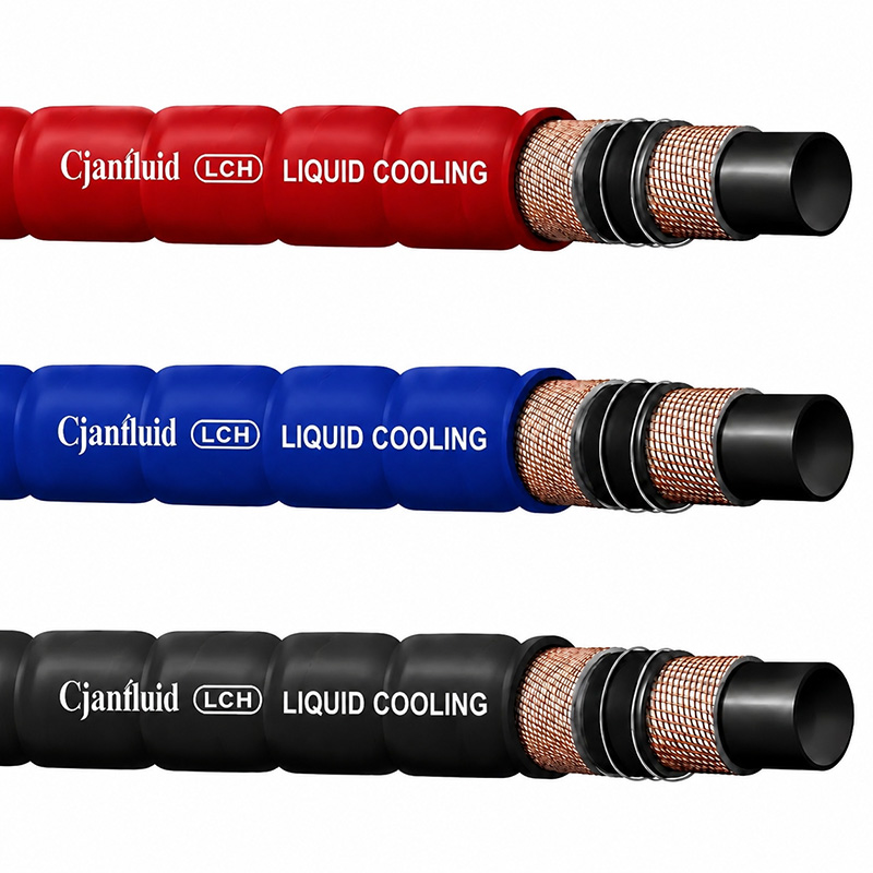 TYPE LCH-SDS - tuyau en caoutchouc résistant au feu ultra doux pour le refroidissement liquide du centre de données