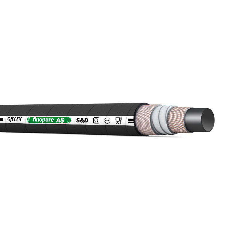 CJFLEX fluopure AS - tuyau conducteur en caoutchouc doublé PTFE